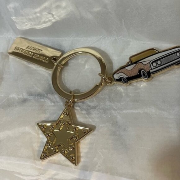 Coach Fragrance Coach Dreams Star Car Gold Tone Keychain NIP - Picture 4 of 4